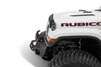 Image showing 2 th Husky Liners Hood Protector 2007 - 2018 Jeep Wrangler JK Includes Unlimited - 1 pc. Textured Black