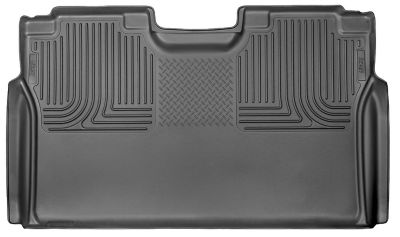 Husky Liners Floor Mats 15-25 Ford F-150 SUPERCREW CAB 17-25 F-250/F-350/F-450 SUPERCREW SUPERCAB without Fold Flat Storage
