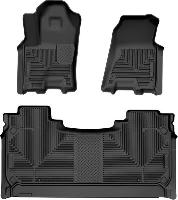Husky Liners Weatherbeater Floor Mats 2025 Dodge Ram 1500 CREW CAB ONLY Front 2nd Row 3-pc Black