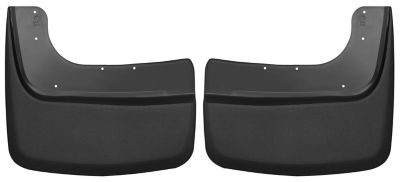 Husky Liners Custom Mud Guards 2017 - 2024 Ford F-350 F-450 Super Duty Dually Rear Set 2-pc Black