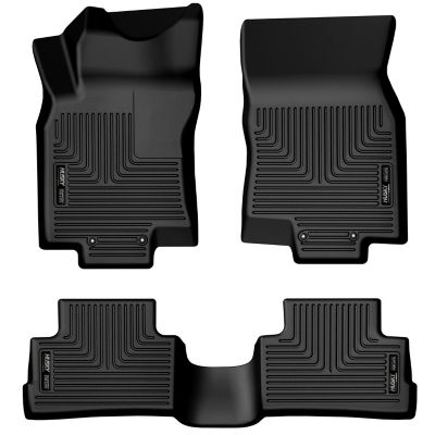 Husky Liners Weatherbeater Floor Mats 2017 - 2022 Nissan Rogue Sport Front 2nd Row 2-pc Black