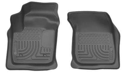 Image showing  Weatherbeater Floor Mats 2013 - 2016 Ford Fusion 2013 - 2016 Lincoln MKX Front Row 2-pc Black