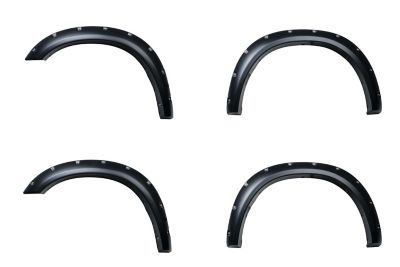 Husky Liners Fender Flares Pocket Style 2019 - 2025 Ram 2500 2019 - 2025 Ram 3500 Front Rear 4-pc Black