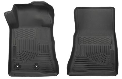 Husky Liners Weatherbeater Floor Mats 2015 - 2024 Ford Mustang Convertible Coupe Front Row 2-pc Black