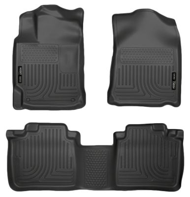 Husky Liners Weatherbeater Floor Mats 2010 - 2015 Lexus RX350 Lexus RX450H Front 2nd Row 3-pc Black