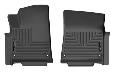 Image showing  Weatherbeater Floor Mats 2022 - 2024 Rivian R1S R1T Front 2 pc., Black