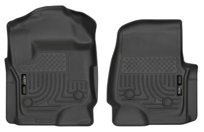 Husky Liners Floor Mats 2017 - 2025 Ford F-250/F-350/F-450 SUPERCREW SUPERCAB ONLY with Factory Vinyl Flooring