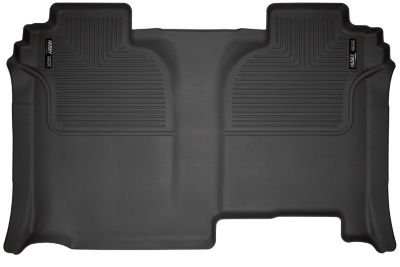 Husky Liners Floor Mats 2019-25 Chevy Silv GMC Sierra 1500 2020-25 Silv/Sierra 2500/3500 CREW CAB with Under Seat Stg Full Cvg