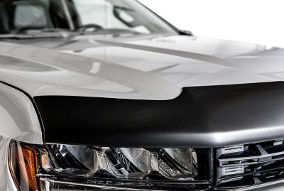 Image showing 1 th Husky Liners Hood Protector 2019 - 2025 Chevy Silverado 1500 Low Profile Deflector / Bug Shield