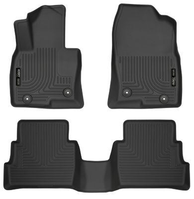 Husky Liners Weatherbeater Floor Mats 2017 - 2025 Mazda CX-5 Front 2nd Row 3-pc Black