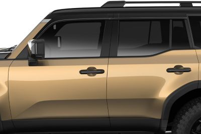 Image showing  Low Profile Ventvisor Rain Guards 2024 - 2025 Toyota Land Cruiser 2024 - 2025 Lexus GX550