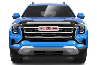 Image showing  Aeroskin Hood Protector 2025 GMC Terrain Low Profile Deflector / Bug Shield - 1 pc. Smoke