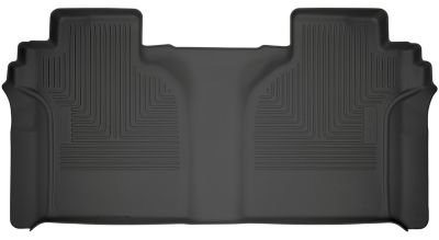 Husky Liners Floor Mats 2019-25 Chevy Silv GMC Sierra 1500 2020-2025 Silv/Sierra 2500/3500 CREW CAB with Factory Under Seat Stg