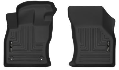 Image showing  X-act Contour Floor Mats 2019 - 2025 Volkswagen Jetta Sedan Front Row 2-pc Black