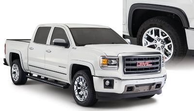 Husky Liners Fender Flares OE Style 2016 - 2018 GMC Sierra 1500 Factory Mudflaps Must Be Removed Black