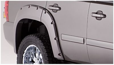Image showing  Fender Flares Pocket Style 2007 - 2014 Chevy Tahoe Does Not Fit LTz Models Front Rear 4-pc Black