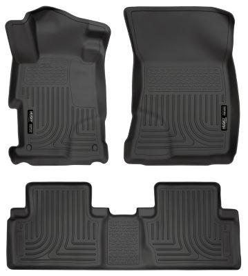 Husky Liners Weatherbeater Floor Mats 2012 - 2013 Honda Civic 4-Door Front 2nd Row 3-pc Black