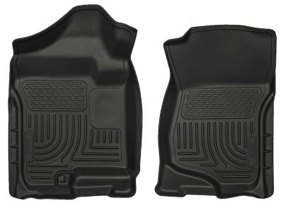 Husky Liners Floor Mats 2007-2014 Cadillac Escalade ESV GMC Yukon Chevy Suburban 1500 Tahoe Silverado/Sierra Black