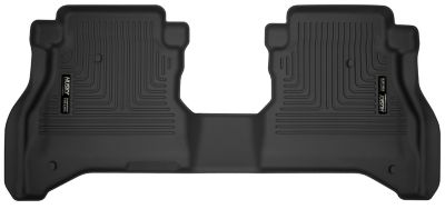 Husky Liners X-act Contour Floor Mats 2020 - 2025 Jeep Gladiator 2nd Row 1-pc Black
