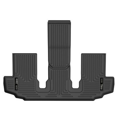 Image showing  X-act Contour Floor Mats 2020 - 2025 Toyota Highlander 3rd Row 1-pc Black