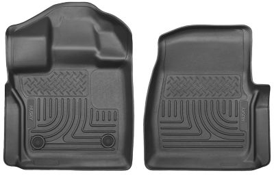 Husky Liners Weatherbeater Floor Mats 2015 - 2025 Ford F-150 STANDARD CAB Front Row 2-pc Black