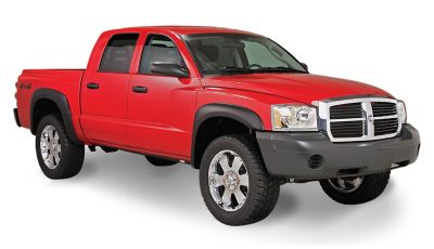 Husky Liners Fender Flares Extend-A-Fender Style 2005 - 2010 Dodge Dakota 4 Door Crew Cab Front Rear 4-pc Black