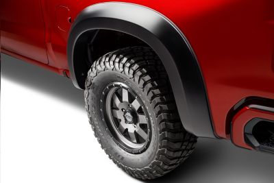 Image showing  Fender Flares Extend-A-Fender Style 2019 - 2025 GMC Sierra 1500 Front Rear 4-pc Black