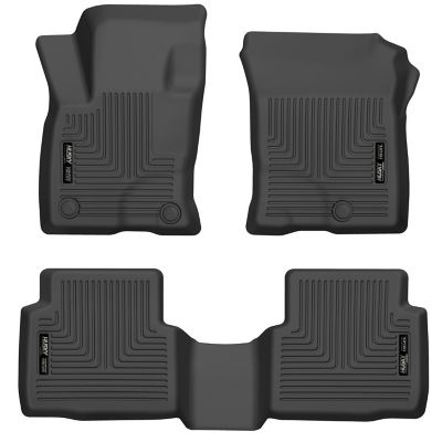 Husky Liners Weatherbeater Floor Mats 2020 - 2024 Ford Escape Front 2nd Row 3-pc Black