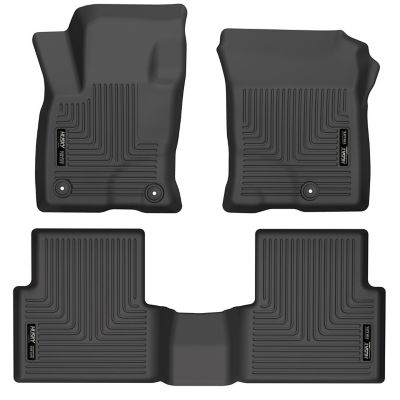 Husky Liners Weatherbeater Floor Mats 2021 - 2025 Ford Bronco Sport Front 2nd Row 3-pc Black
