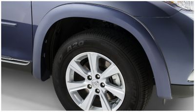 Image showing  Fender Flares OE Style 2011 - 2013 Toyota Highlander Excludes Hybrid Models Front Rear 4-pc Black