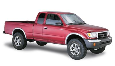 Husky Liners Fender Flares OE Style 1995 - 2004 Toyota Tacoma Compatible with 4WD Model Only Front Rear 4-pc Black