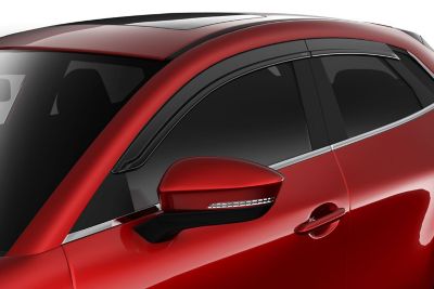 Husky Liners Low Profile Ventvisor Rain Guards 2020 - 2025 Mazda CX-30 Front Rear Smoke 4-pc