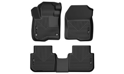 Husky Liners Weatherbeater Floor Mats 2024 - 2025 Honda CR-V Includes Hybrid Models Front 2nd Row 3-pc Black