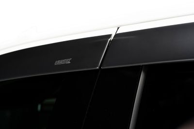 Image showing  Low Profile Ventvisor Rain Guards 2014-2019 Chevy Silv GMC Sierra 1500 15-19 Silv/Sierra 2500/3500 Double Cab
