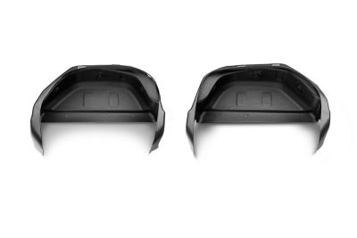 Husky Liners Wheel Well Rear Guards 2019 - 2025 GMC Sierra 1500 New Body Rear 2-pc Black