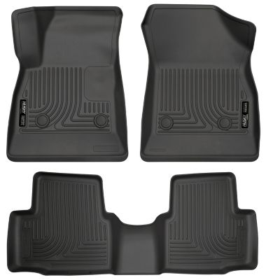 Husky Liners Weatherbeater Floor Mats 2016 - 2020 Chevy Cruze Front 2nd Row 3-pc Black
