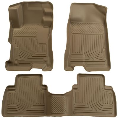Husky Liners Weatherbeater Floor Mats 2004 - 2009 Toyota Prius Front 2nd Row 3-pc Tan