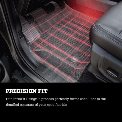 Image showing  Weatherbeater Floor Mats 2020 - 2025 Lincoln Aviator Front Row 2 pc., Black