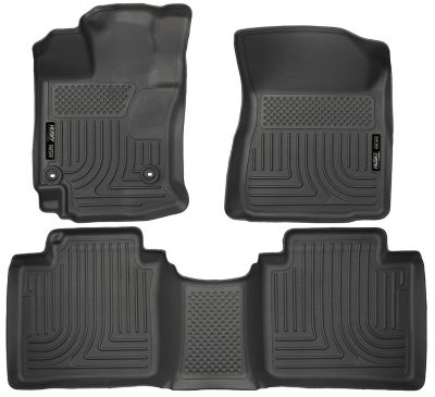 Husky Liners Weatherbeater Floor Mats 2015 Toyota Venza Front 2nd Row 3-pc Black