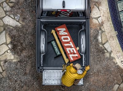 Image showing 2 th Husky Liners Custom Bed Liner 2020-2025 Chevy Silv GMC Sierra 2500HD 3500HD 6.9in Bed Will NOT fit with Drop-In Bed Liners