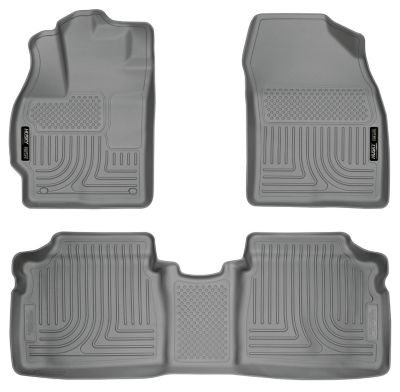 Husky Liners Weatherbeater Floor Mats 2010 - 2014 Toyota Prius Front 2nd Row 3-pc Grey