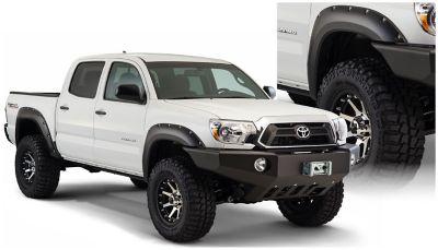 Husky Liners Fender Flares Pocket Style 12 - 2015 Toyota Tacoma Front Rear 4-pc Black