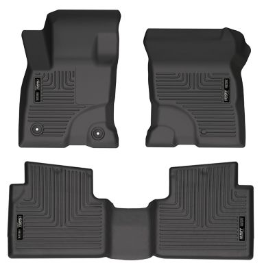 Husky Liners Weatherbeater Floor Mats 2022 - 2025 Ford Maverick EcoBoost Gas Model Only Front 2nd Row 3-pc Black