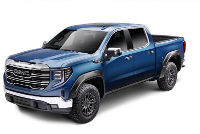 Husky Liners Fender Flares DRT Style 2019 - 2025 GMC Sierra 1500 Front Rear 4-pc Black