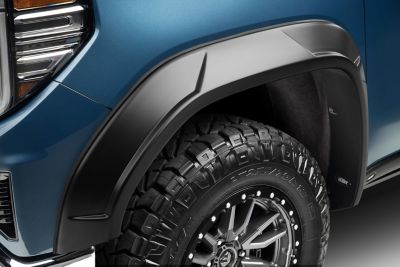 Image showing  Fender Flares DRT Style 2019 - 2025 GMC Sierra 1500 Front Rear 4-pc Black