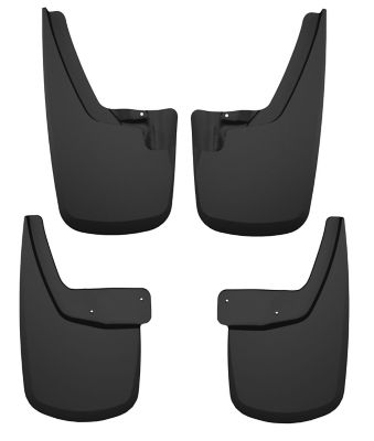 Husky Liners Custom Mud Guards 2024 - 2025 GMC Canyon Crew Cab Excludes the AT4X Model Front Rear Set 4-pc Black