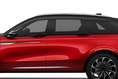 Image showing  Low Profile Ventvisor Rain Guards 2020 - 2025 Lincoln Aviator Front Rear Smoke 6-pc