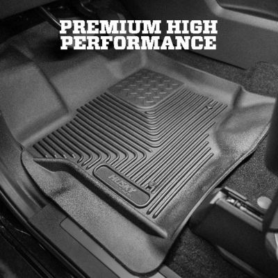 Image showing 1 th Husky Liners X-act Contour Floor Mats 2015 - 2020 Chevy Tahoe GMC Yukon 2nd Row 1-pc Black