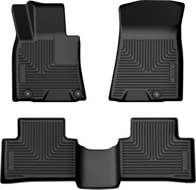Husky Liners Weatherbeater Floor Mats 2022 - 2025 Genesis GV70 Front 2nd Row 3-pc Black