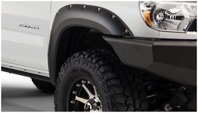 Image showing  Fender Flares Pocket Style 2012 - 2015 Toyota Tacoma Front Rear 4-pc Black